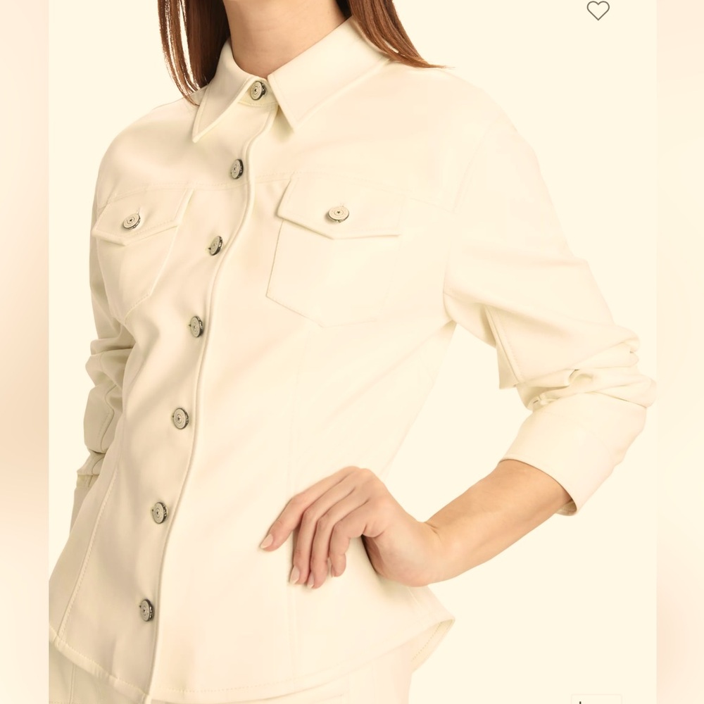 Cinq a Sept Scrunched Canyon Corduroy Jacket Sz 12 - Picture 6 of 14
